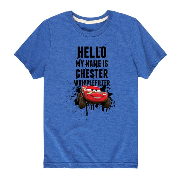 Disney's Cars - Chester Whipplefilter - Boy's Toddler And Youth Short Sleeve Graphic T-Shirt