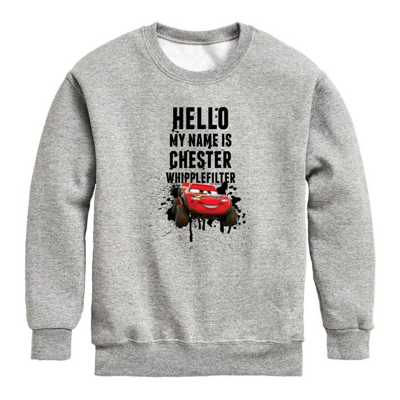 Disney's Cars - Chester Whipplefilter - Toddler And Youth Crewneck Fleece Sweatshirt