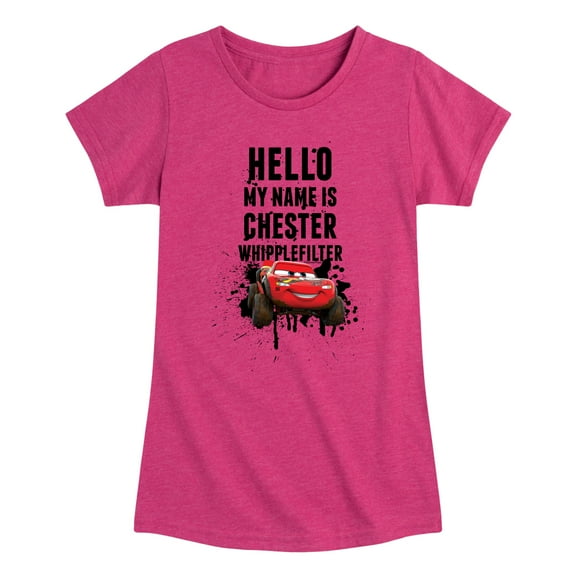 Disney's Cars - Chester Whipplefilter - Toddler And Youth Girls Short Sleeve Graphic T-Shirt