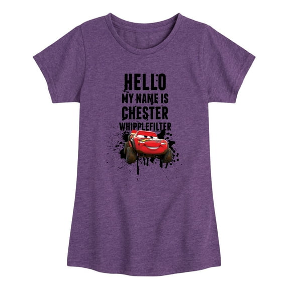 Disney's Cars - Chester Whipplefilter - Toddler And Youth Girls Short Sleeve Graphic T-Shirt