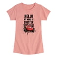 thumbnail image 1 of Disney's Cars - Chester Whipplefilter - Toddler And Youth Girls Short Sleeve Graphic T-Shirt, 1 of 5