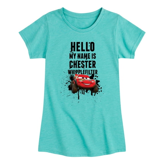 Disney's Cars - Chester Whipplefilter - Toddler And Youth Girls Short Sleeve Graphic T-Shirt