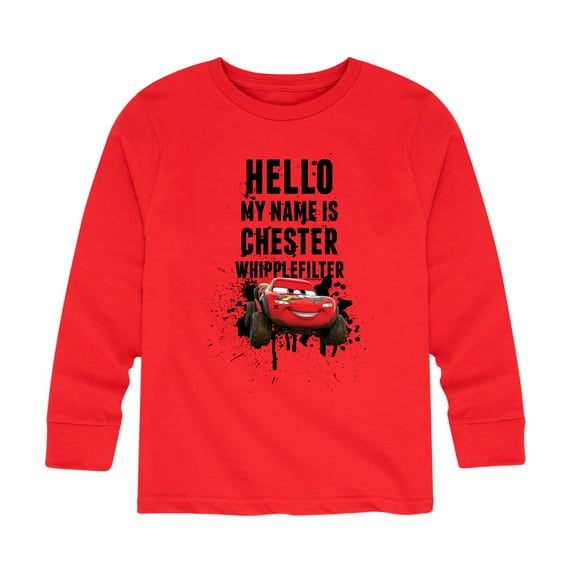 Disney's Cars - Chester Whipplefilter - Toddler And Youth Long Sleeve Graphic T-Shirt