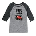 thumbnail image 1 of Disney's Cars - Chester Whipplefilter - Toddler And Youth Raglan Graphic T-Shirt, 1 of 4