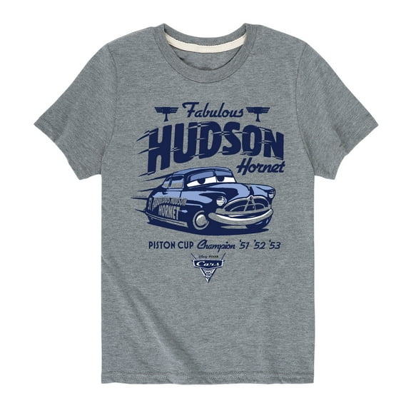 Disney's Cars - Fabulous Hudson Hornet - Boy's Toddler And Youth Short Sleeve Graphic T-Shirt