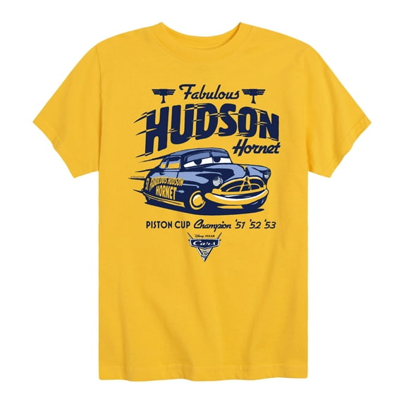 Disney's Cars - Fabulous Hudson Hornet - Boy's Toddler And Youth Short Sleeve Graphic T-Shirt