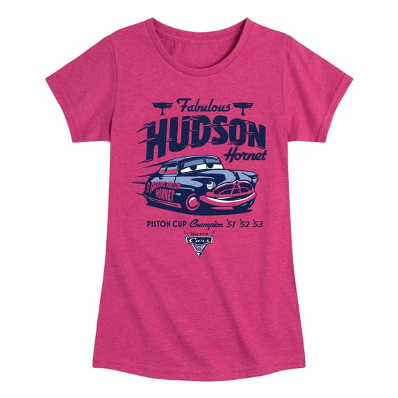 Disney's Cars - Fabulous Hudson Hornet - Toddler And Youth Girls Short Sleeve Graphic T-Shirt
