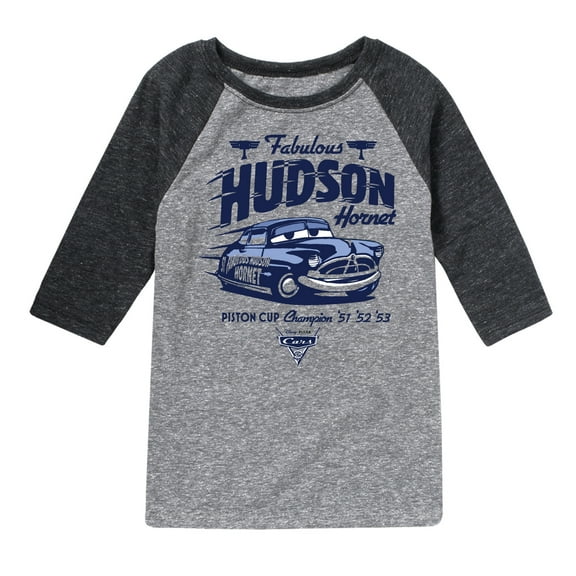 Disney's Cars - Fabulous Hudson Hornet - Toddler And Youth Raglan Graphic T-Shirt