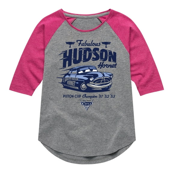 Disney's Cars - Fabulous Hudson Hornet - Toddler And Youth Raglan Graphic T-Shirt