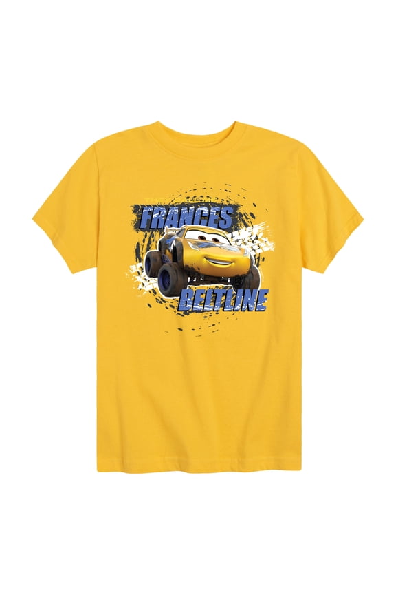 Disney's Cars - Frances Beltline - Boy's Toddler And Youth Short Sleeve Graphic T-Shirt