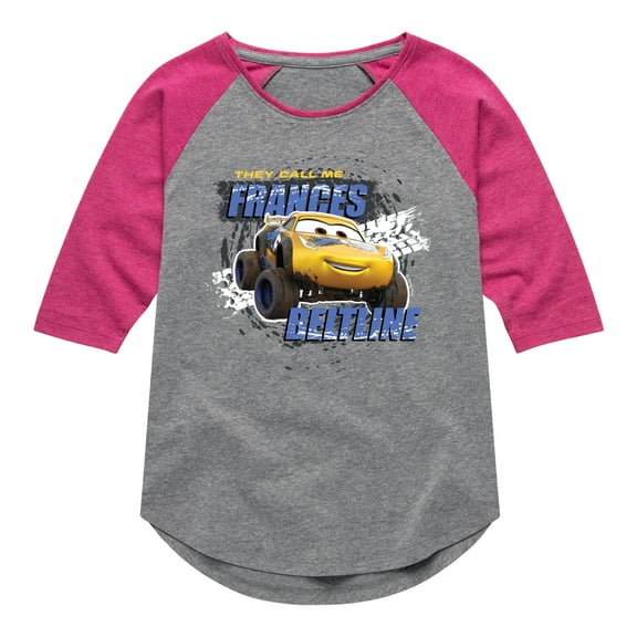 Disney's Cars - Frances Beltline - Toddler And Youth Raglan Graphic T-Shirt