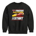 thumbnail image 1 of Disney's Cars - Friends From The Start - Toddler And Youth Crewneck Fleece Sweatshirt, 1 of 5
