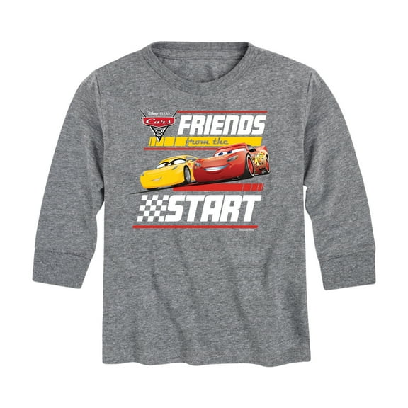 Disney's Cars - Friends From The Start - Toddler And Youth Long Sleeve Graphic T-Shirt