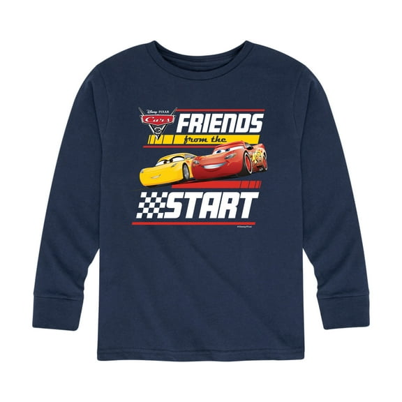 Disney's Cars - Friends From The Start - Toddler And Youth Long Sleeve Graphic T-Shirt