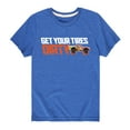 thumbnail image 1 of Disney's Cars - Get Your Tires Dirty - Boy's Toddler And Youth Short Sleeve Graphic T-Shirt, 1 of 5