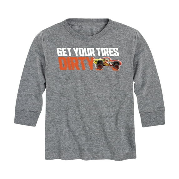 Disney's Cars - Get Your Tires Dirty - Toddler And Youth Long Sleeve Graphic T-Shirt