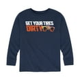 thumbnail image 1 of Disney's Cars - Get Your Tires Dirty - Toddler And Youth Long Sleeve Graphic T-Shirt, 1 of 5