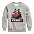thumbnail image 1 of Disney's Cars - I'm A Winner - Toddler And Youth Crewneck Fleece Sweatshirt, 1 of 5