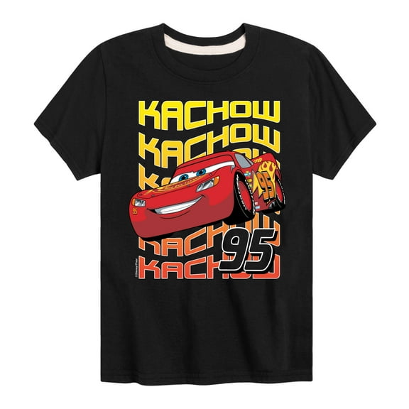Disney's Cars - KACHOW 95 - Boy's Toddler And Youth Short Sleeve Graphic T-Shirt