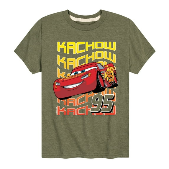Disney's Cars - KACHOW 95 - Boy's Toddler And Youth Short Sleeve Graphic T-Shirt