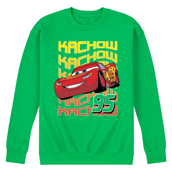 Disney's Cars - KACHOW 95 - Men's Crew Neck Fleece Pullover