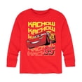 thumbnail image 1 of Disney's Cars - KACHOW 95 - Toddler And Youth Long Sleeve Graphic T-Shirt, 1 of 5