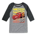 thumbnail image 1 of Disney's Cars - KACHOW 95 - Toddler And Youth Raglan Graphic T-Shirt, 1 of 4