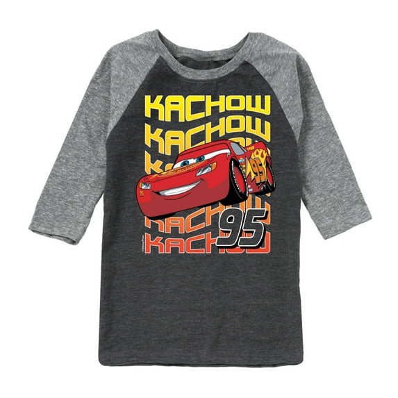 Disney's Cars - KACHOW 95 - Toddler And Youth Raglan Graphic T-Shirt