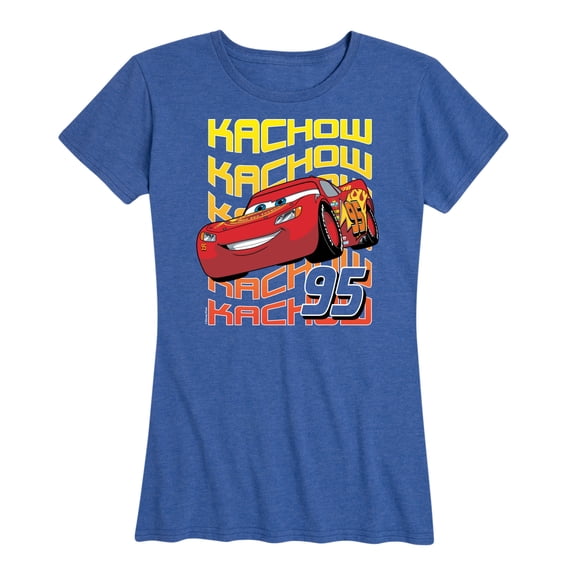 Disney's Cars - KACHOW 95 - Women's Short Sleeve Graphic T-Shirt