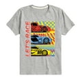 thumbnail image 1 of Disney's Cars - Lets Race - Boy's Toddler & Youth Short Sleeve Graphic T-Shirt, 1 of 5