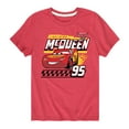 thumbnail image 1 of Disney's Cars - Lightning McQueen 95 - Boy's Toddler And Youth Short Sleeve Graphic T-Shirt, 1 of 5