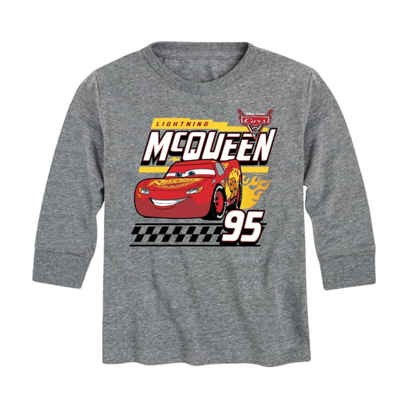 Disney's Cars - Lightning McQueen 95 - Toddler And Youth Long Sleeve Graphic T-Shirt
