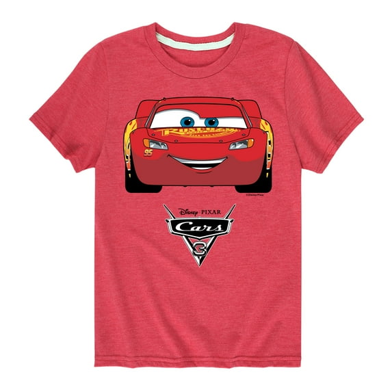 Disney's Cars - Lightning McQueen - Boy's Toddler And Youth Short Sleeve Graphic T-Shirt