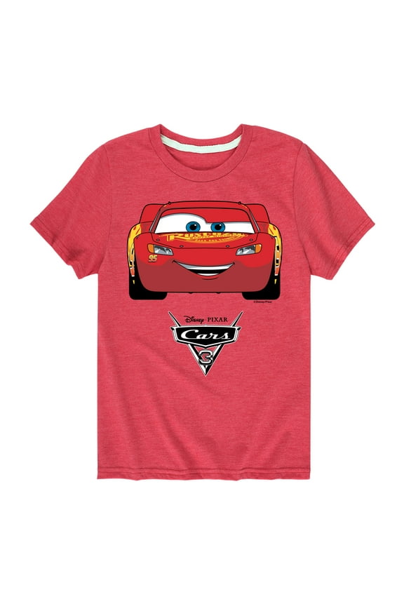 Disney's Cars - Lightning McQueen - Boy's Toddler And Youth Short Sleeve Graphic T-Shirt