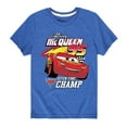 thumbnail image 1 of Disney's Cars - Lightning McQueen Seven Time Champ - Boy's Toddler And Youth Short Sleeve Graphic T-Shirt, 1 of 5