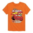 thumbnail image 1 of Disney's Cars - Lightning McQueen Seven Time Champ - Boy's Toddler And Youth Short Sleeve Graphic T-Shirt, 1 of 5