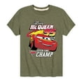 thumbnail image 1 of Disney's Cars - Lightning McQueen Seven Time Champ - Boy's Toddler And Youth Short Sleeve Graphic T-Shirt, 1 of 5