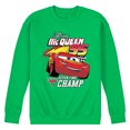 thumbnail image 1 of Disney's Cars - Lightning McQueen Seven Time Champ - Men's Crew Neck Fleece Pullover, 1 of 5