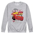 thumbnail image 1 of Disney's Cars - Lightning McQueen Seven Time Champ - Men's Crew Neck Fleece Pullover, 1 of 5