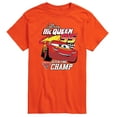 thumbnail image 1 of Disney's Cars - Lightning McQueen Seven Time Champ - Men's Short Sleeve Graphic T-Shirt, 1 of 5