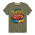 thumbnail image 1 of Disney's Cars - Lightning McQueen Think Fast - Boy's Toddler And Youth Short Sleeve Graphic T-Shirt, 1 of 5