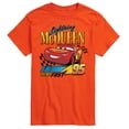 thumbnail image 1 of Disney's Cars - Lightning McQueen Think Fast - Men's Short Sleeve Graphic T-Shirt, 1 of 5