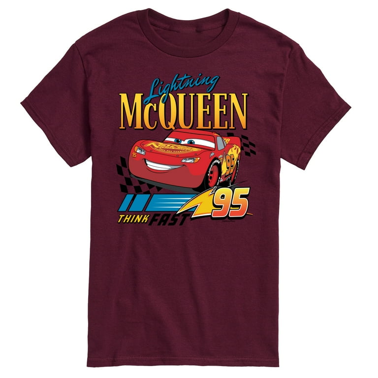 Disney's Cars - Lightning McQueen Think Fast - Men's Short Sleeve