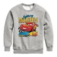 thumbnail image 1 of Disney's Cars - Lightning McQueen Think Fast - Toddler And Youth Crewneck Fleece Sweatshirt, 1 of 5