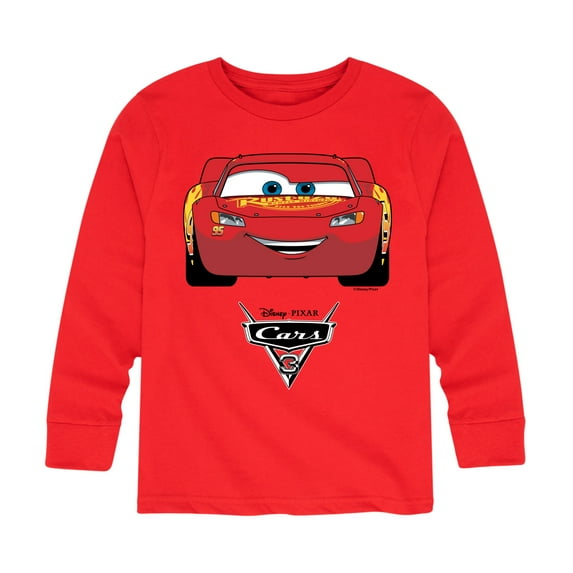 Disney's Cars - Lightning McQueen - Toddler And Youth Long Sleeve Graphic T-Shirt