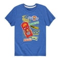 thumbnail image 1 of Disney's Cars - McQueen Decals - Boy's Toddler And Youth Short Sleeve Graphic T-Shirt, 1 of 5