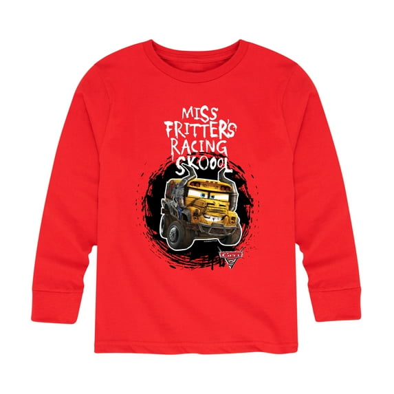 Disney's Cars - Miss Fritters School - Toddler And Youth Long Sleeve Graphic T-Shirt