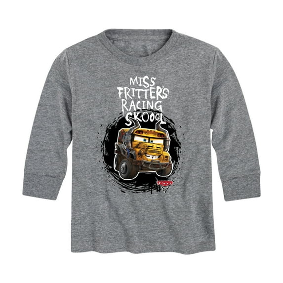 Disney's Cars - Miss Fritters School - Toddler And Youth Long Sleeve Graphic T-Shirt