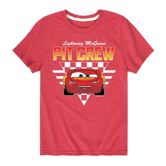 Disney's Cars - Pit Crew - Boy's Toddler And Youth Short Sleeve Graphic T-Shirt