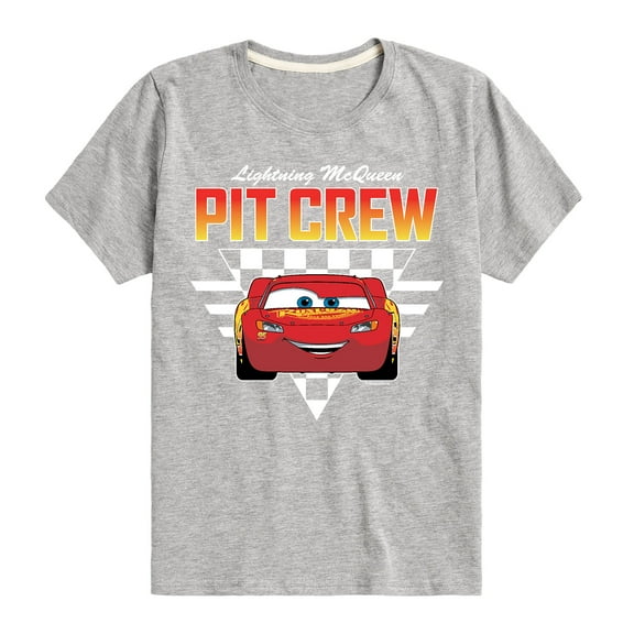 Disney's Cars - Pit Crew - Boy's Toddler And Youth Short Sleeve Graphic T-Shirt